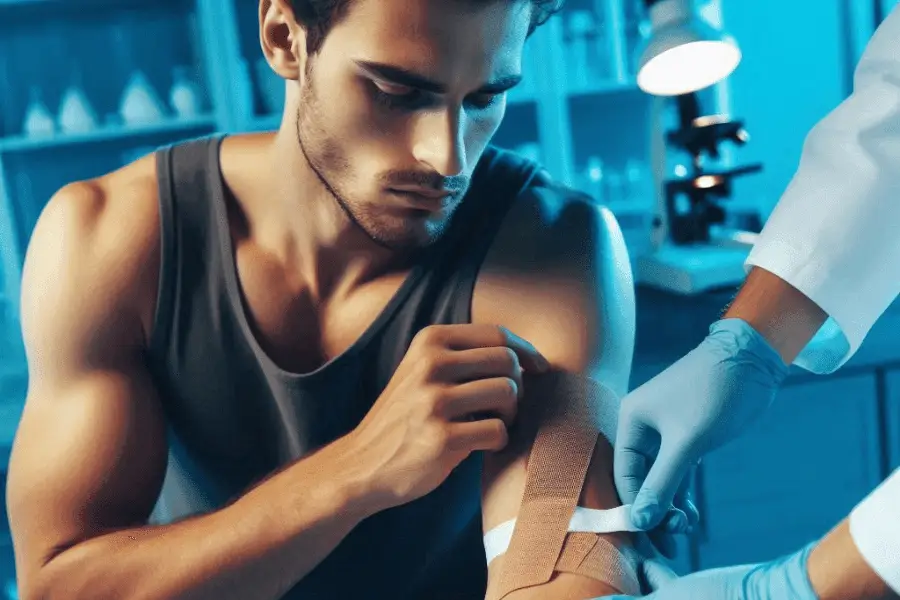 Best Peptides for Injury Recovery featured image a person observing his arm that is treated with peptides for recovery of his injury