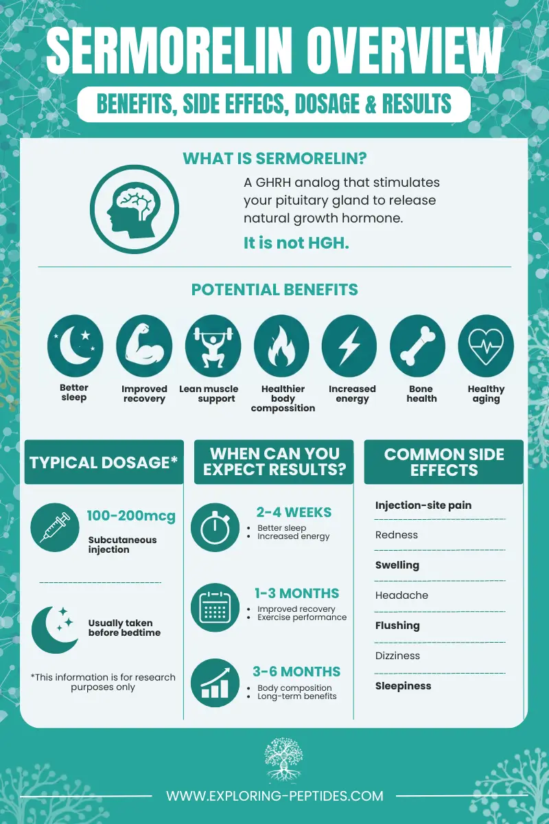 sermorelin vs ipamorelin comparison benefits side effects dosage CJC-1295 vs. Sermorelin: Which Peptide Is Right for Your Growth Hormone Goals Sermorelin vs Ipamorelin: Differences, Benefits,